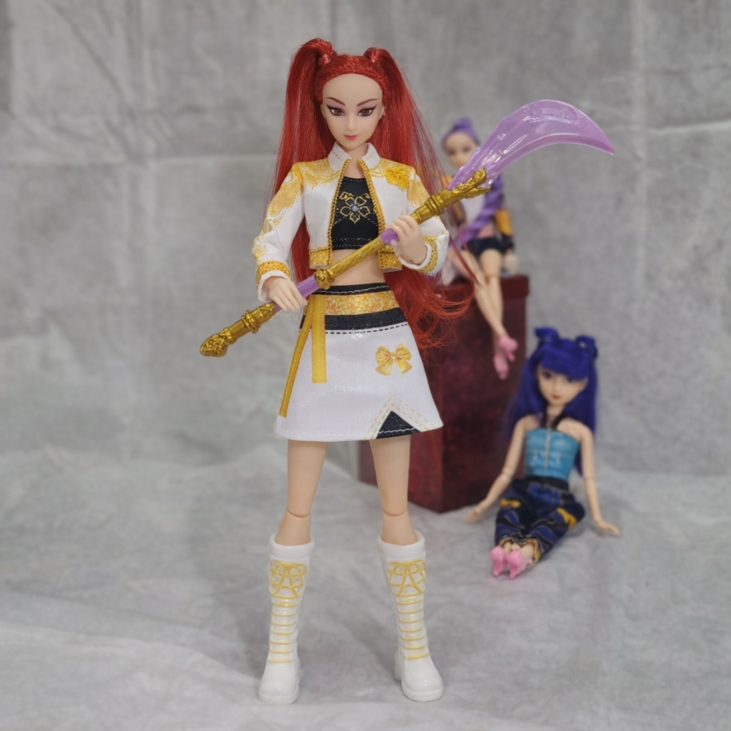 Huntrix Fan-Inspired Doll Clothing