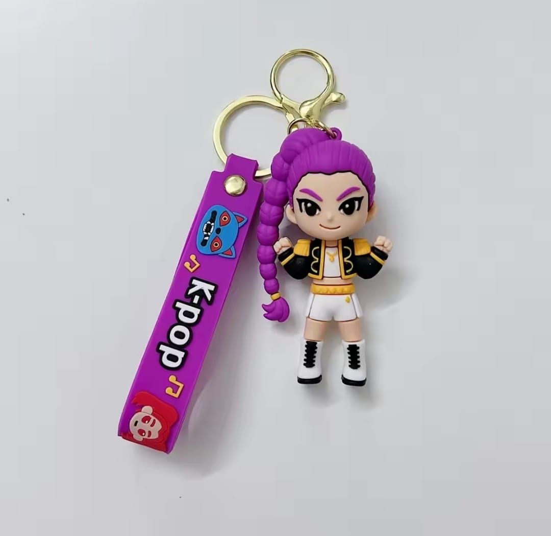 Large K-pop Demon Hunters Keychains