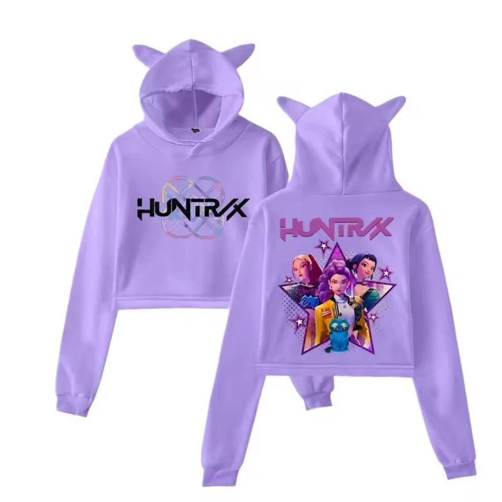 Cropped Cat Ear Hoodie