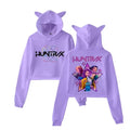 Cropped Cat Ear Hoodie
