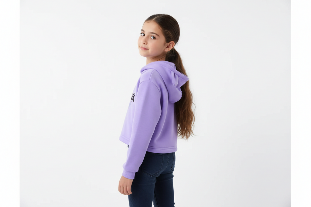 Cropped Cat Ear Hoodie