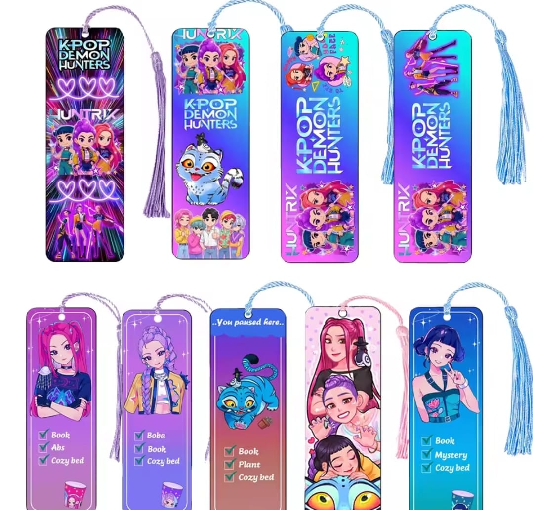 Kpop Demon Hunters Acrylic Bookmarks | Fan Collectibles | Ask Me First ...