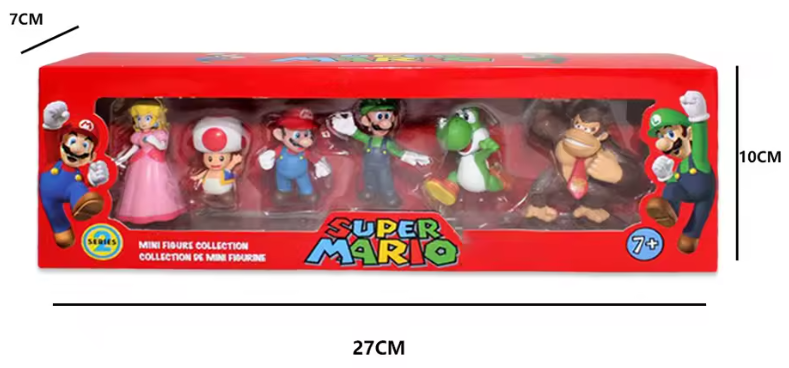 Super Mario Bros. Movie Figurine Set – 6 Characters
