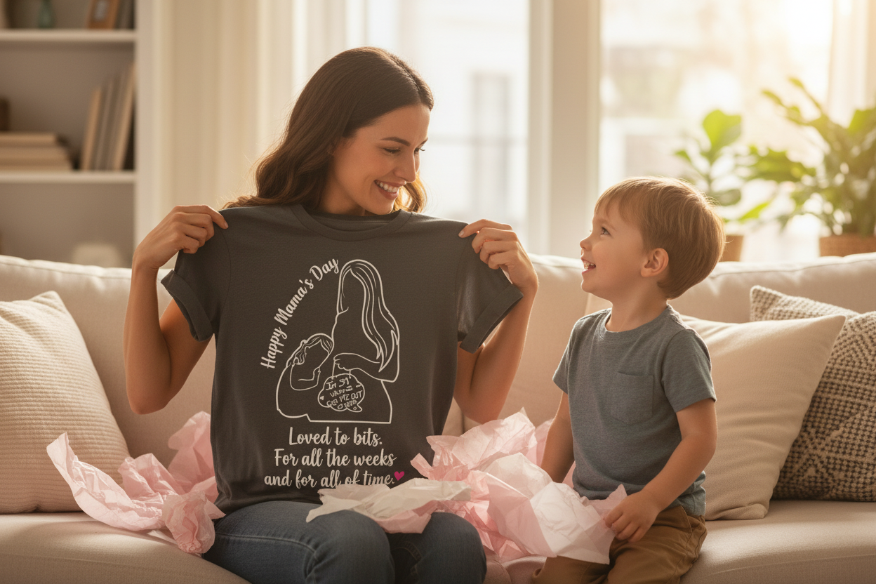 Happy Mama's Day 39 Weeks tee